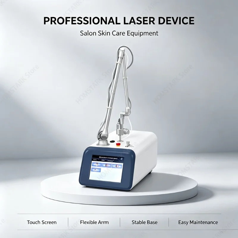 Portable CO2 Fractional Laser Beauty Machine, Facial Lifting, Pore Minimizing Salon Skin Rejuvenation Device