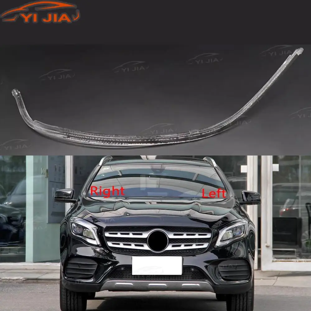 

Для Benz GLA W156 2018 2019 DRL автомобильные фары направляющая пластина дневная ходовая трубка дневные ходовые огни бар