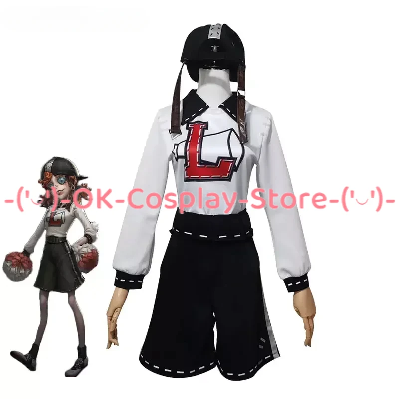 Game Identity V Cheerleaders Lily Barriere Cosplay Costume Cute Party Suit Top Pants With Hat Hallween Uniforms Custom Made