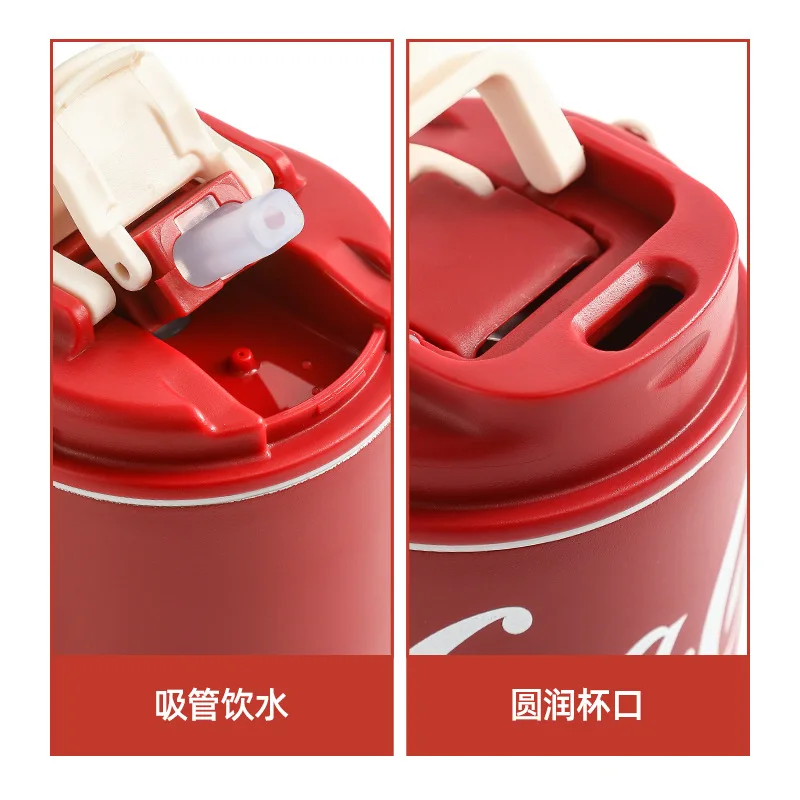 لدى الزوجين الجدد Coca-Cola على نفس كوب السيارة المحمول ذو الشراب المزدوج عالي القيمة. #2