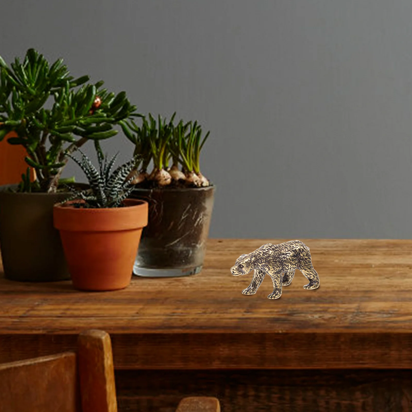 

Bear Black Desktop Decor Copper Craft For Home Office Tea Room Living Room Copper Craft Bear Statue