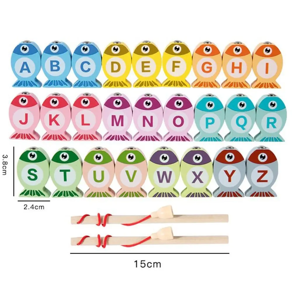 مجموعة لعب الصيد المغناطيسية لصيد الأسماك في المحيط الحياة البحرية أبجدي رقمي ألعاب الأسماك الشكل الكرتونية ألعاب الصيد المغناطيسية هدية