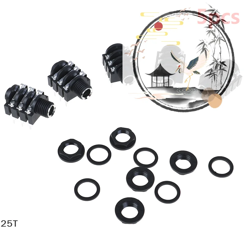 5Pcs 6.35Mm/6.35 6P… - image