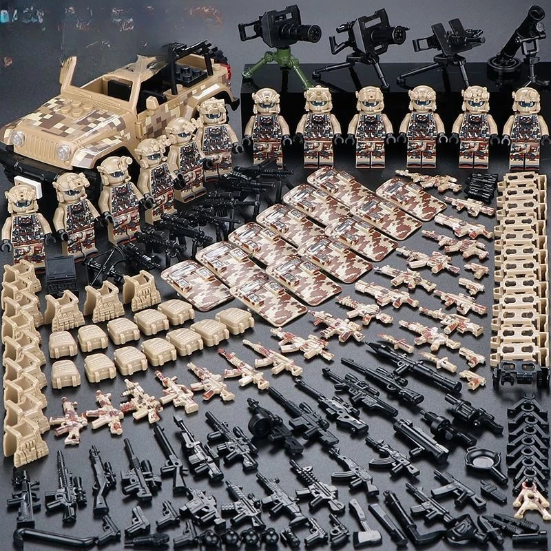 Neue Spezialeinheiten, Militärfiguren, Geisterpolizei, Mini-Humanoide für Kinder, zusammenbaubare Bausteine, Puppen, Geburtstagsgeschenke