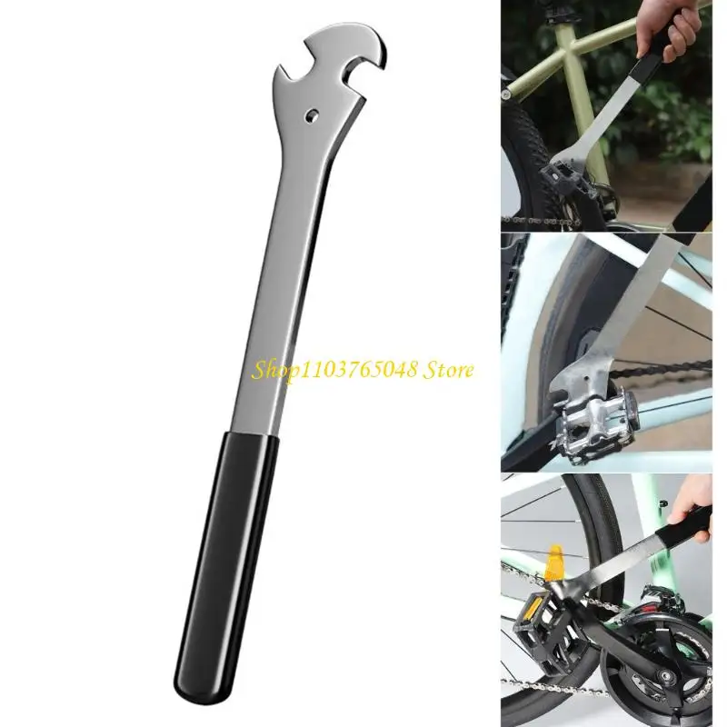 

R53E Bike Pedal Wrench Bicycles Pedal Removal Tool with Long Handle Pedal Removal Wrench for Biking Maintenance and Repair