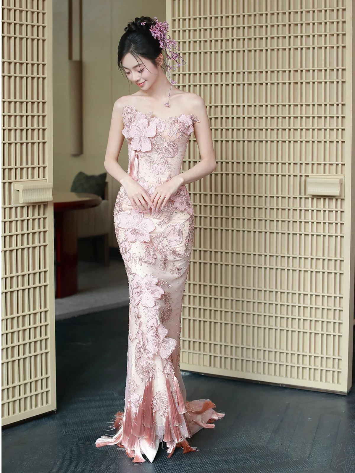 needle & thread dresses Petunia Gown – Cream layers of net creating a romantically flat The Best Needle & Thread