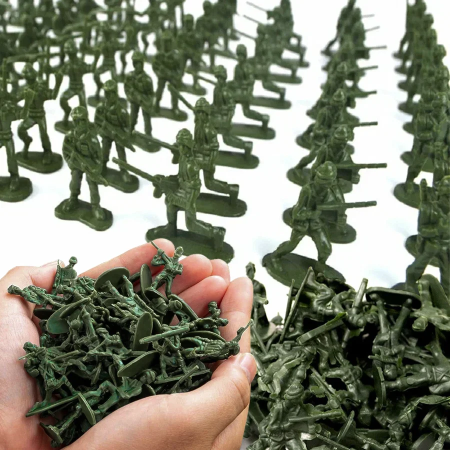 16/36/72pcs Mini Soldiers Model Indoor Decoration Sand Table Military Simulation Props Living Room Bedroom Ornament XJM