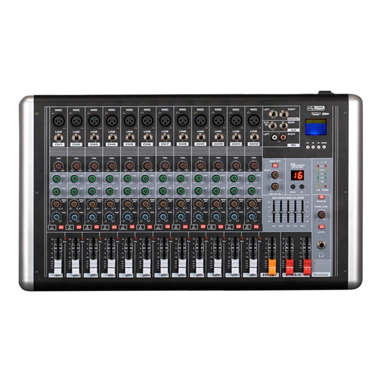 

High Quality 12ch Mixer With Amplifier 2 X 450w Audio 12 Channel Powered Mixer