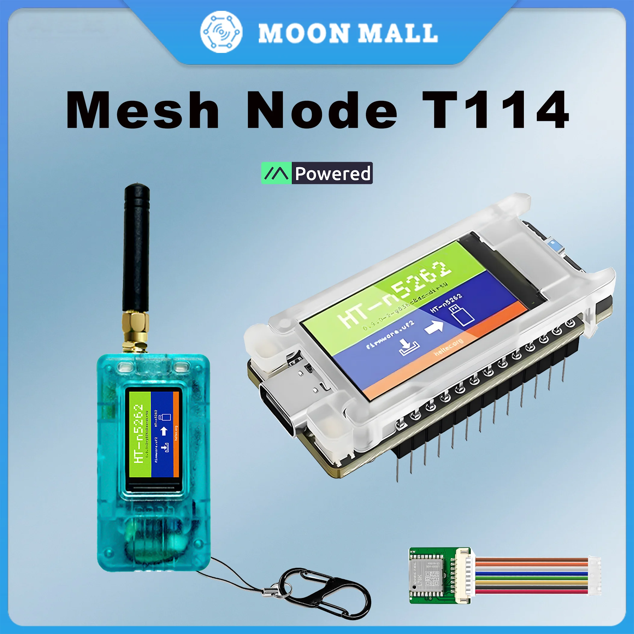 

Трекер Heltec T114 V2 Meshtastic на базе nRF52840 SX1262 LoRa с низким энергопотреблением, опциональным экраном BLE и поддержкой GNSS, совместимый с Arduino