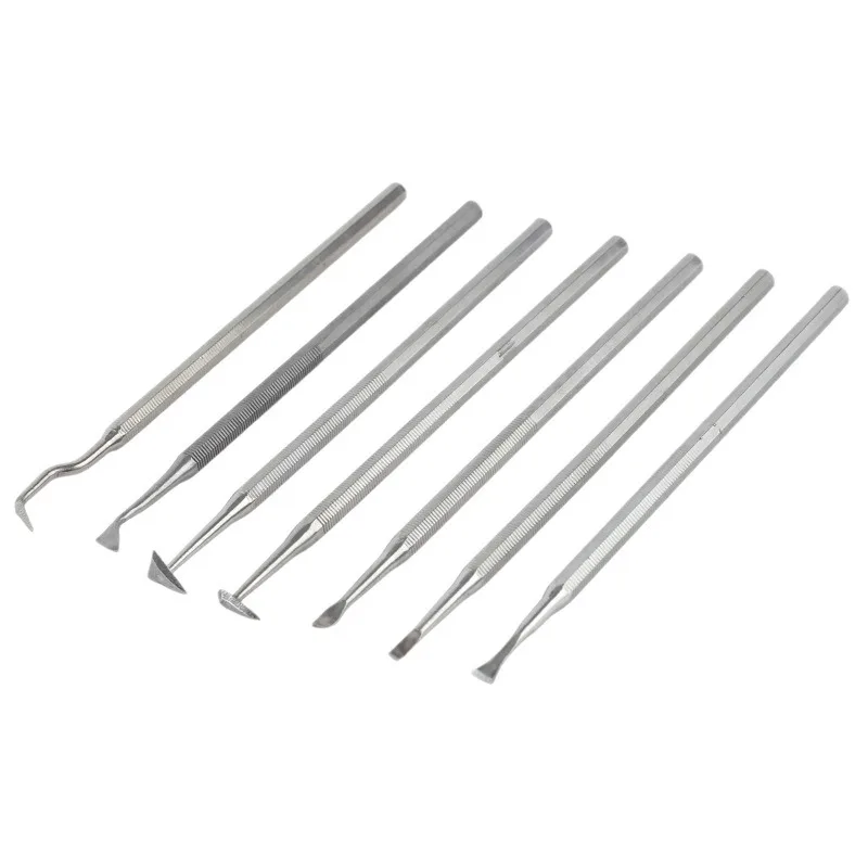 

7-Piece Set of Octagonal Sticks, Art Supplies, Clay Tools, Sculpture Figures, DIY Spot Embryo Repair, Dental Tools