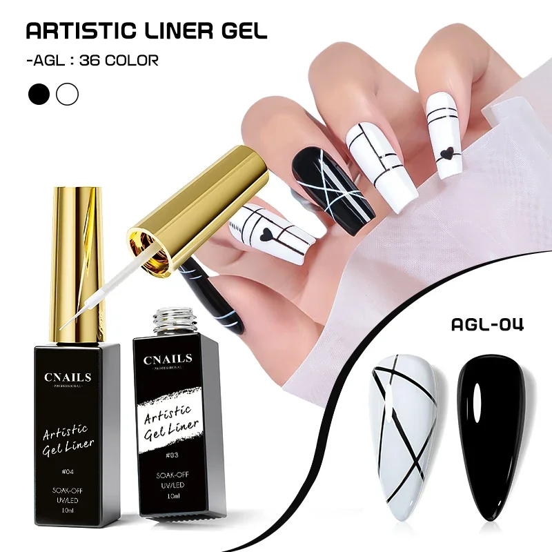 

New 10ml Painting Liner Gel Polish Drawing Semi Permanent Varnishes Liner Soak Off UV Nail Art Accessories Painting Gel Tools