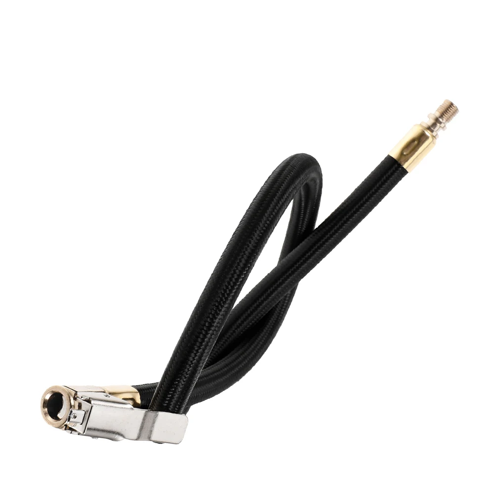 

Car Tire Inflator Pump Extension Hose Pump Extension Tube 40cm Black Hose for Car Truck SUV Bike Practical Use High Flexibility