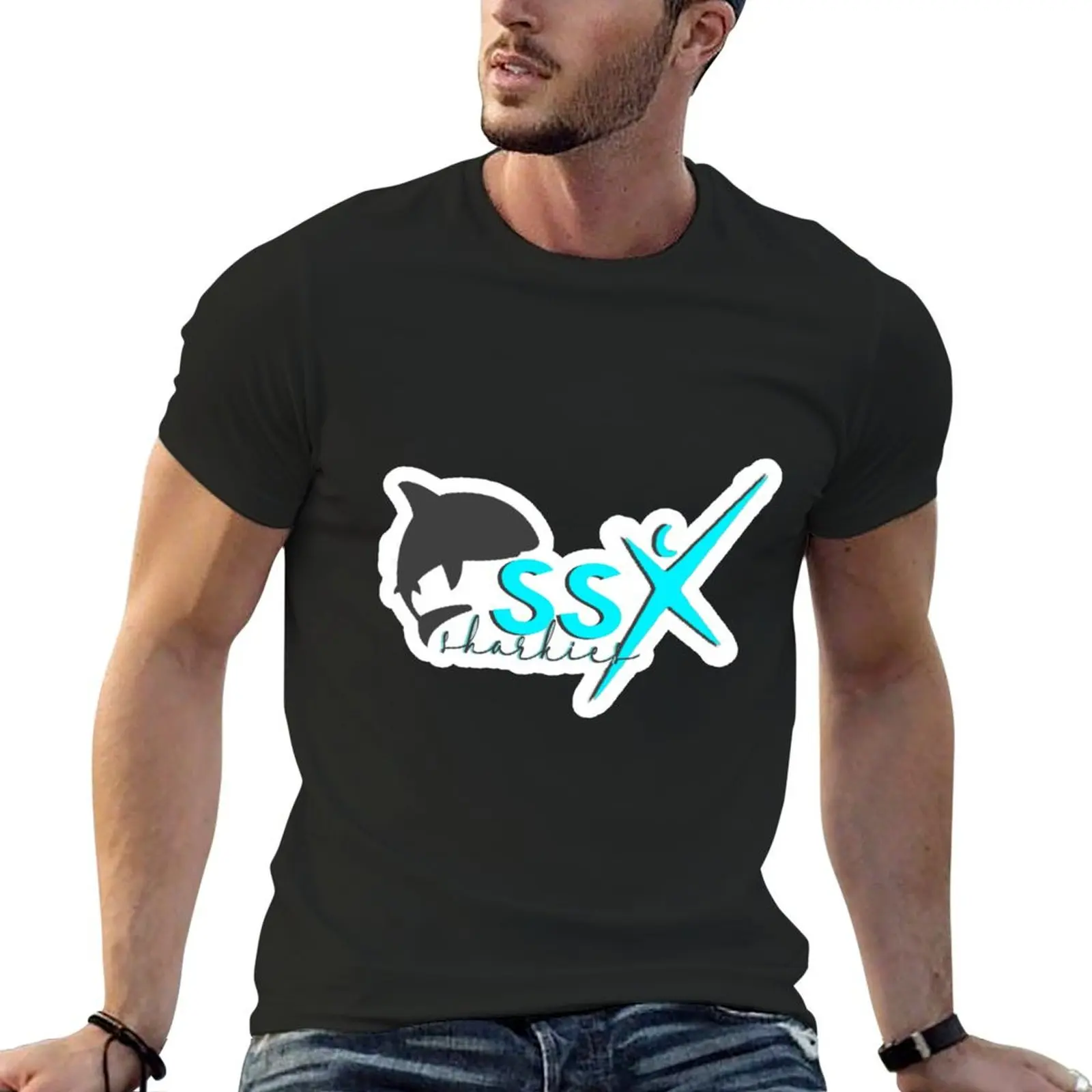 Cheer Extreme-SSX Sharkies camiseta para homens, camiseta de secagem rápida, suas próprias camisetas essenciais, design aduaneiro