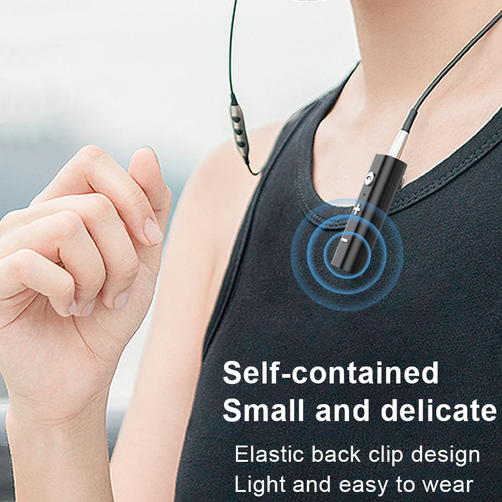 Bluetooth 5.0 Audio Receiver 3.5mm AUX Stereo Music Wireless Adapter With HD Mic Handsfree Calling For Car Kit Speaker