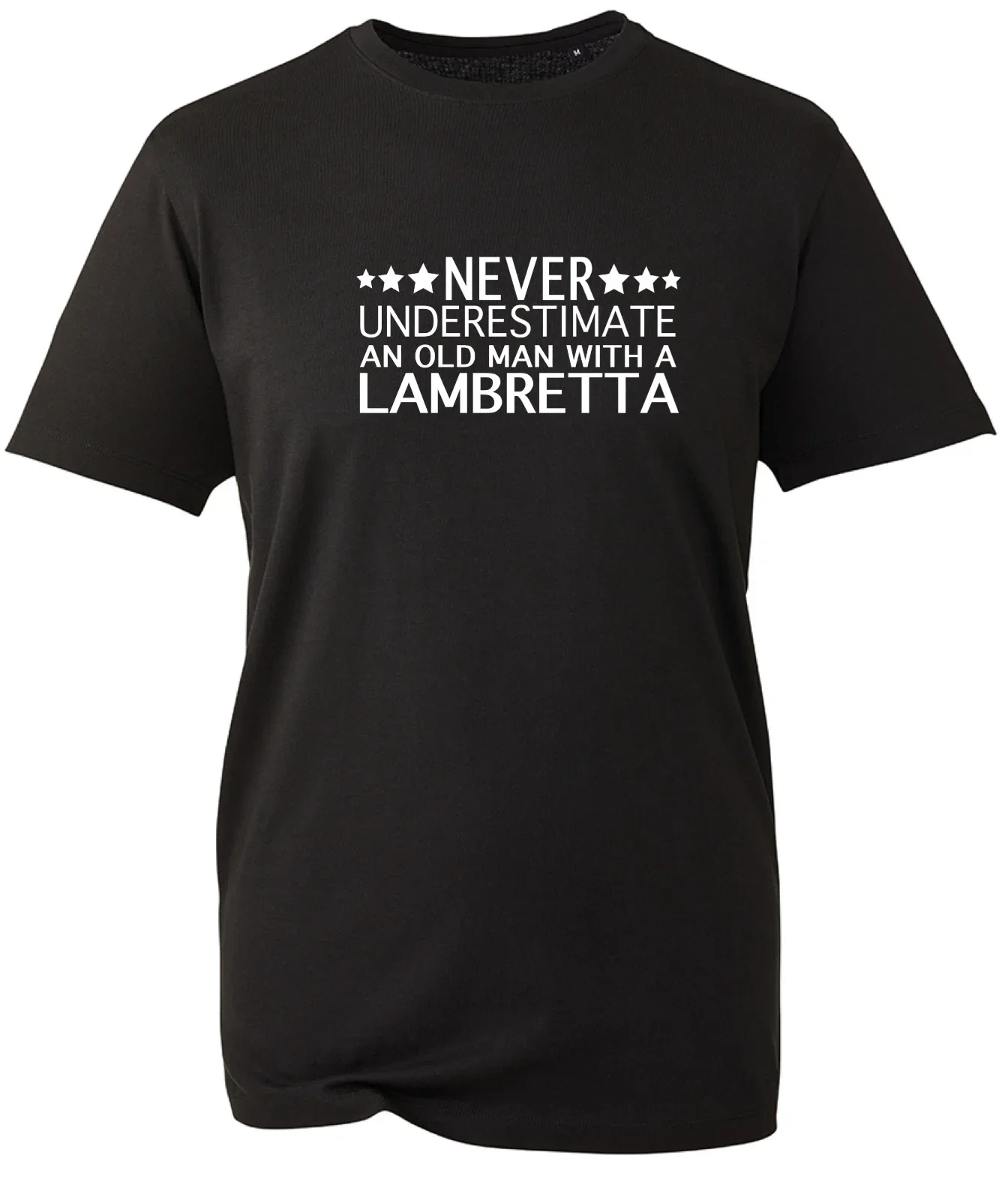 Lambretta t shirt Bike Understimate Old Man Gift Mens Unisex Dad Grandad V22 BWC