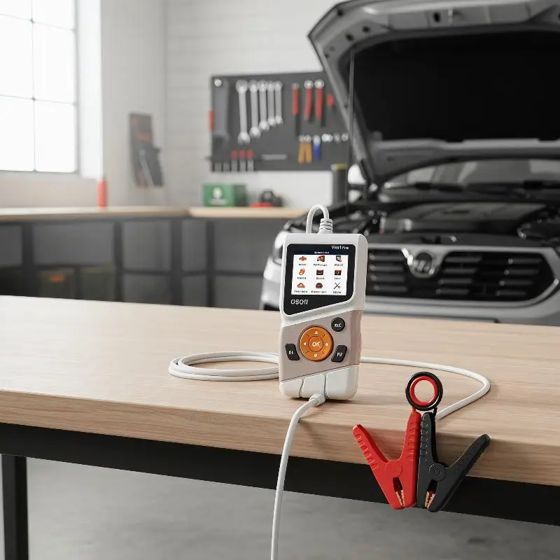 V901 Pro OBDII Car Diagnostic Tool Accurate OBD Fault Code Reader Battery Tester for Second-hand Car Evaluation