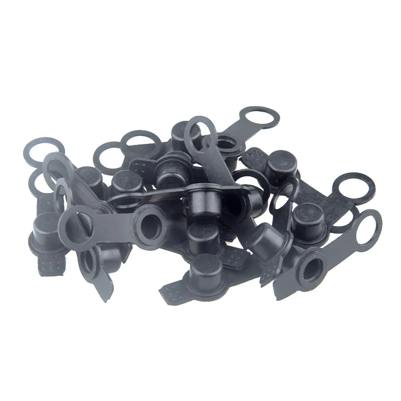 10Pcs 8mm Valvula Reguladora Staub Kappe Stofkap Schutz Gummi Fitting Abdeckung Düse Motorrad Remklauw Accessoire Paintball Kit