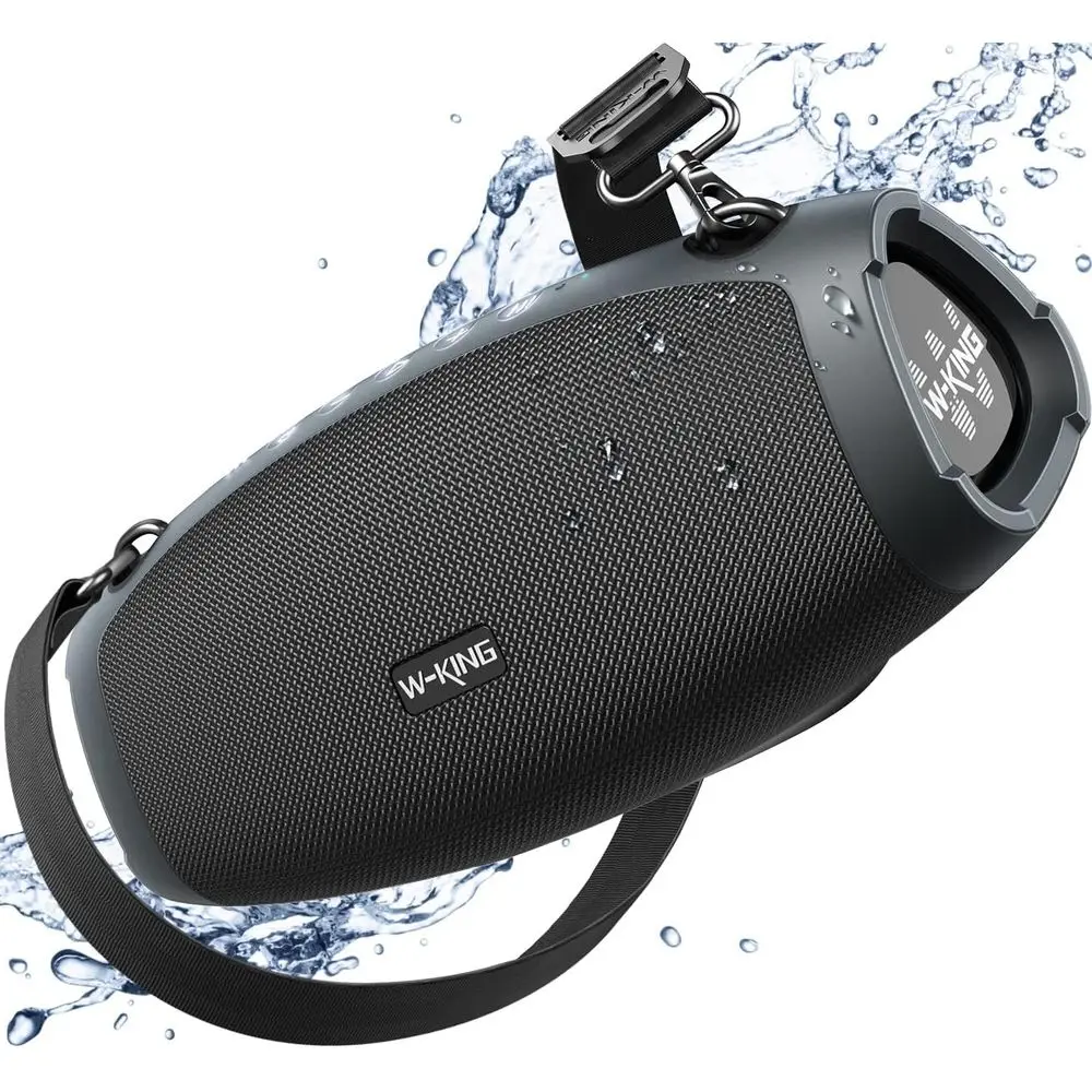 

Bluetooth Speaker, 120W Max Loud Portable Speakers Bluetooth WirelBoombox, IPX6 Waterproo Party Large Outdoor Speaker, 70W Tripl