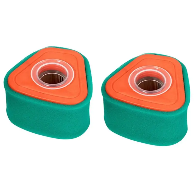 2-Pack Air Filter 595853 w/ Pre-Filter for Briggs & Stratton Lawn Mower Engines 115P02 115P05 123P02 123P07 123P0B