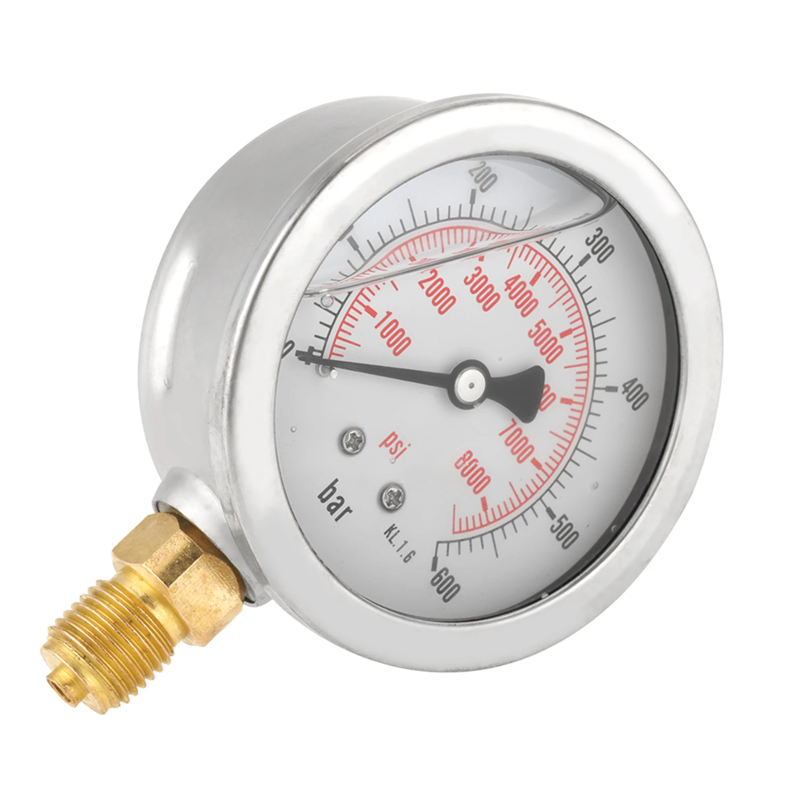 Hydraulic Pressure Gauge 0-600Bar G 1/4