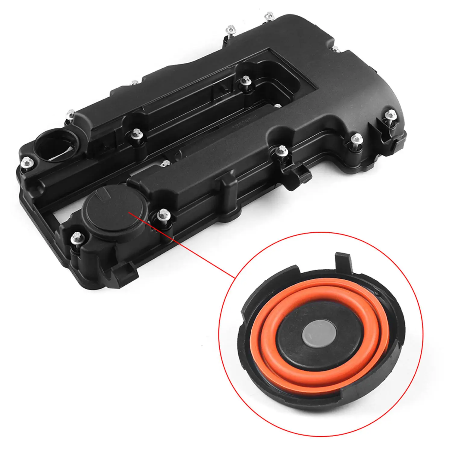 Kit de reparación de tapa de válvula PCV con cubierta de válvula de árbol de levas de motor de membrana 25198874 55573746   Para cubiertas de válvulas de motores Cruze Sonic   ﻿