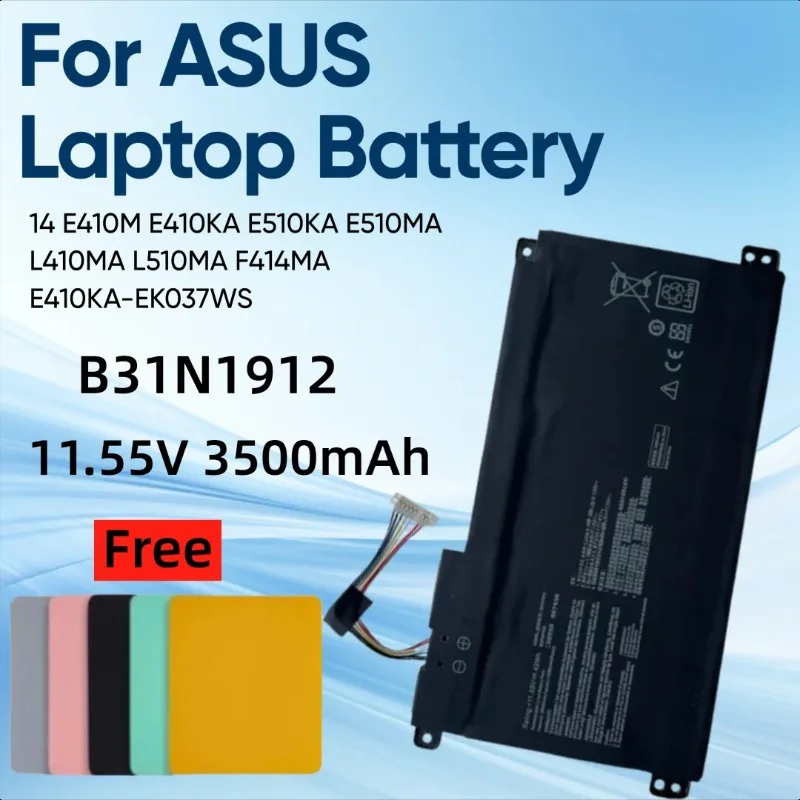 

3500mAh B31N1912 C31N1912 for ASUS VivoBook 14 E410M E410KA E510KA E510MA L410MA L510MA F414MA E410KA-EK037WS Laptop Battery