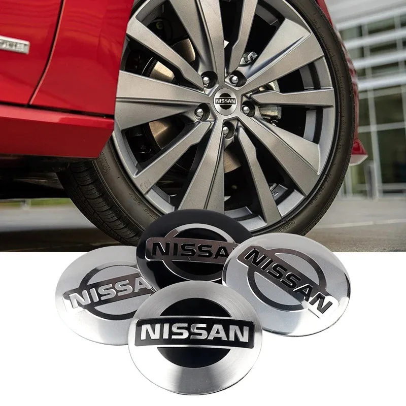 

Наклейки-декали на центральные колпачки колесных дисков для Nissan Qashqai J10 J11, Versa, Juke, Kicks, Patrol Y62, March, X-Trail