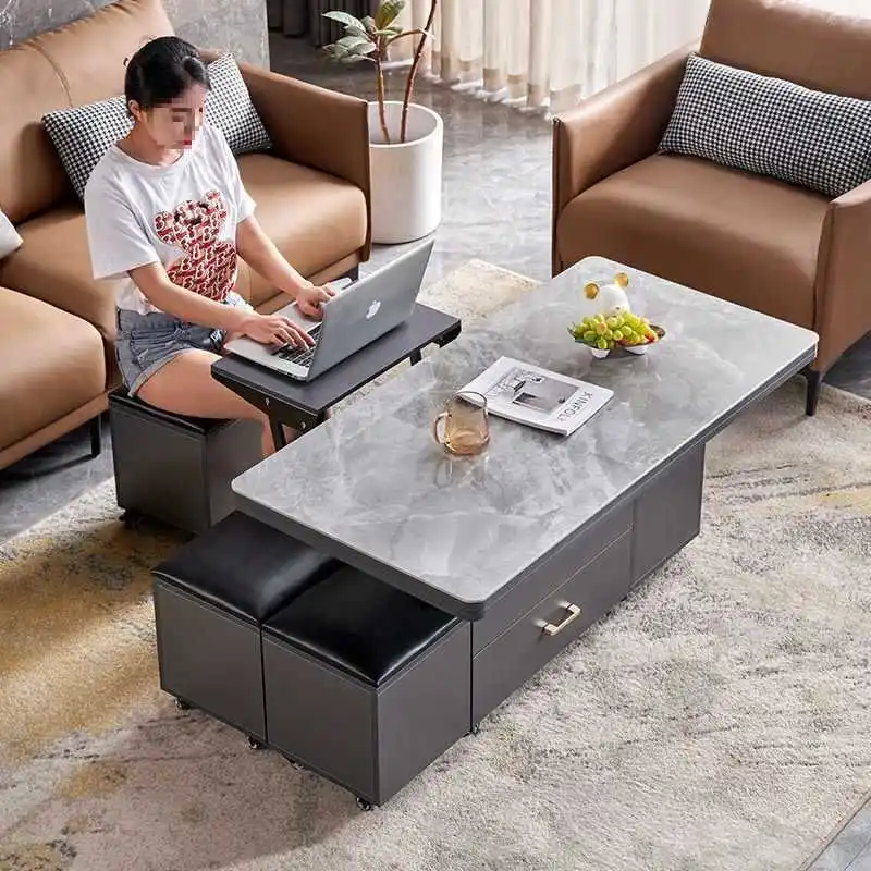 Household small apartment two-in-one folding movable multi-function