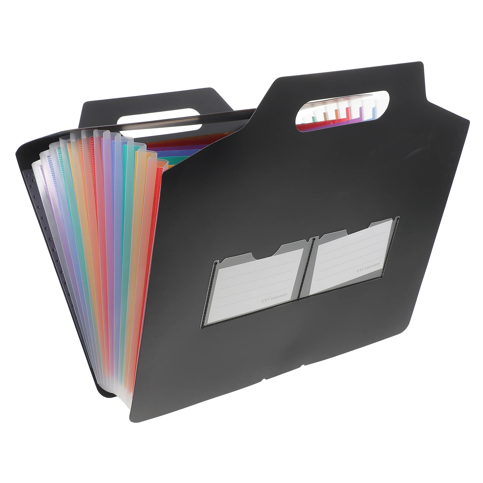 

1.5Mm Accordion Organizer Plastic Folder Portable Document Holder For Tax Contracts Receipts Office Home Use