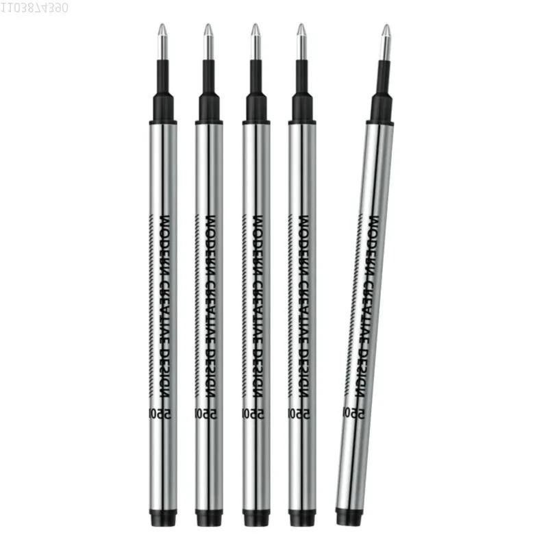 

5pcs Modern Ballpoint Pen Refill 0.7mm Including Ink Container Black Blue Red Gel Pen Writing School Rollerball Pen Refills