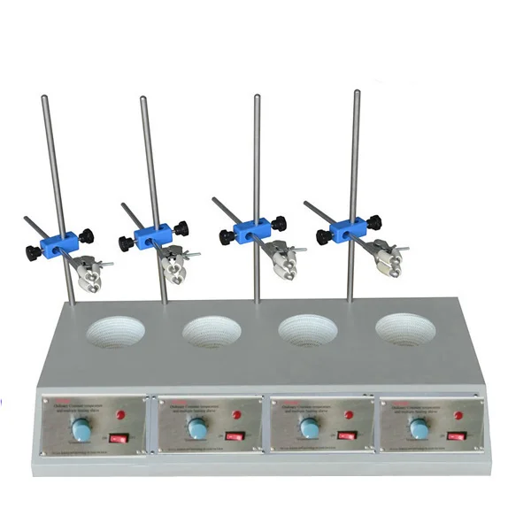 Lab Use Hot Plate Multipoint heating mantle 6 hole with Heating and Stirring