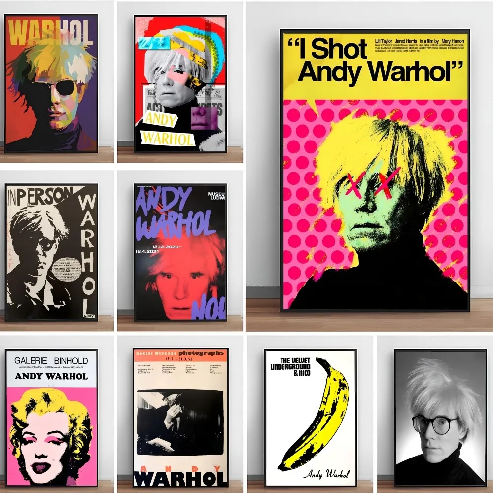 Singer A-Andy Warhol Poster Paper Print Home Living Room Bedroom Entrance Bar Cafe Art Painting Decoration