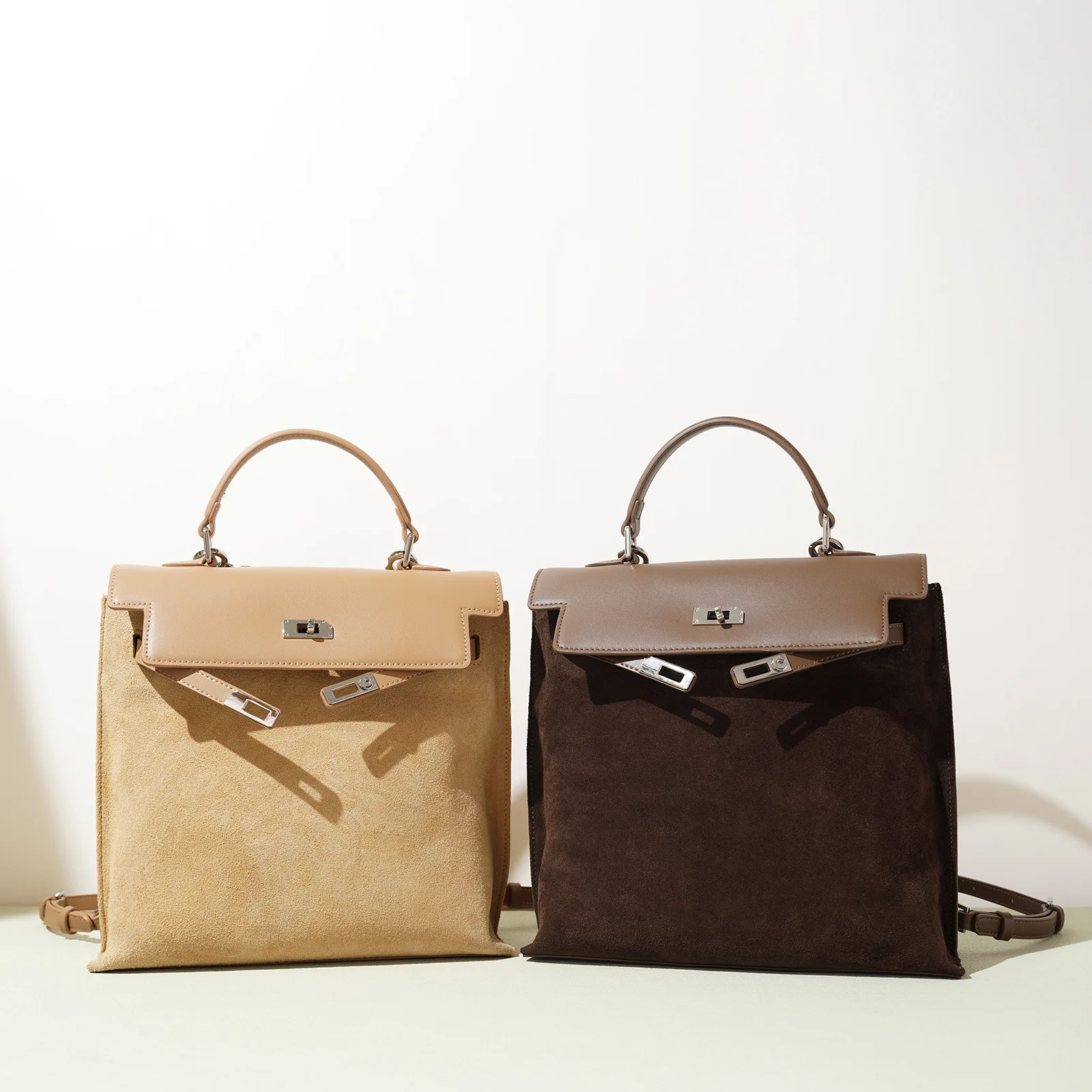 Light luxury new fashion versatile matte shoulder messenger bag retro trend backpack multi-functional women's bag