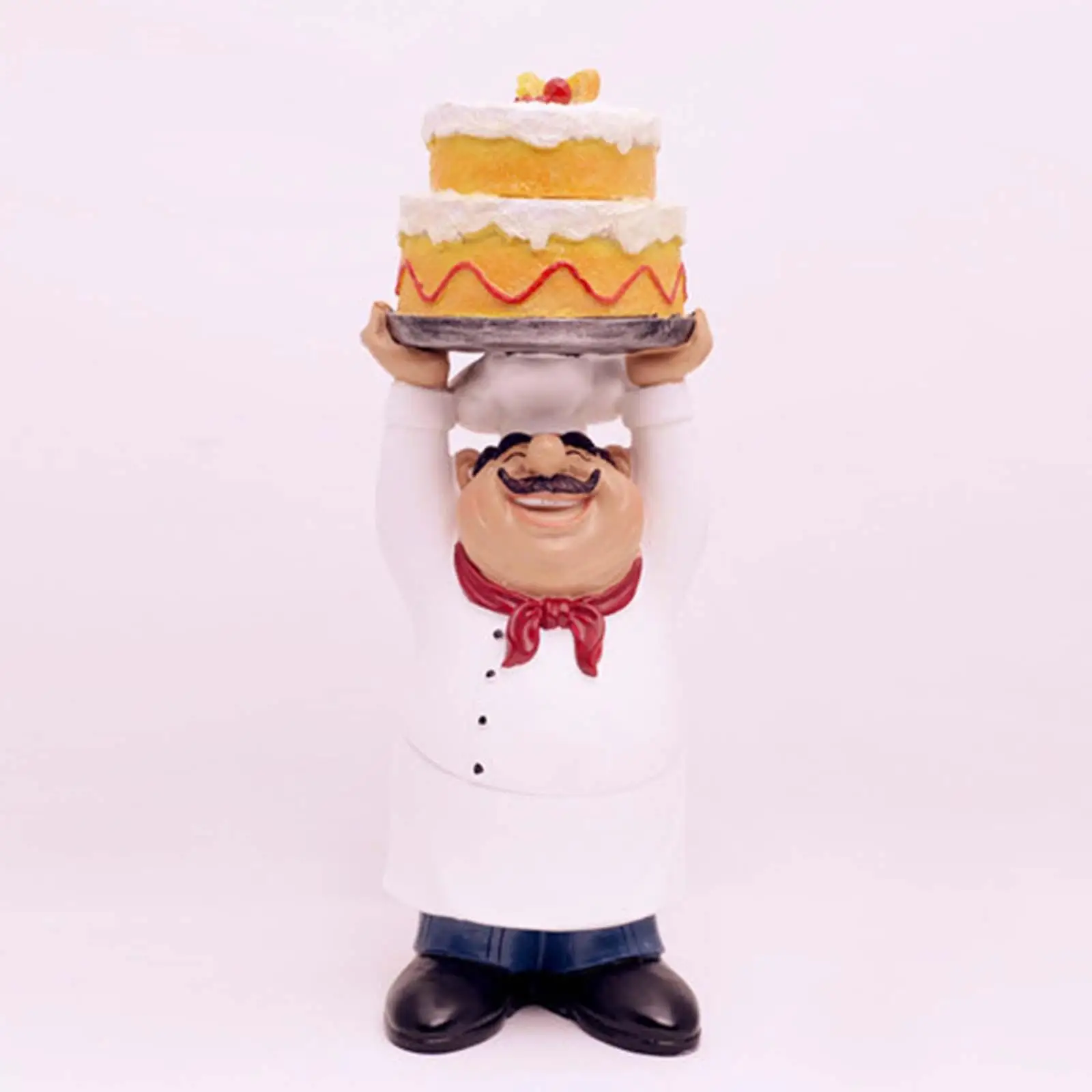 

Chef Statue Resin Collection Decorative Figurine for Cafe Shop Cabinet