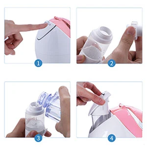 Hele verkoopprijs Led-licht Professionele gezichtsbevochtiger Gezichtsstoomboot Spa voor droge gezichtshuid