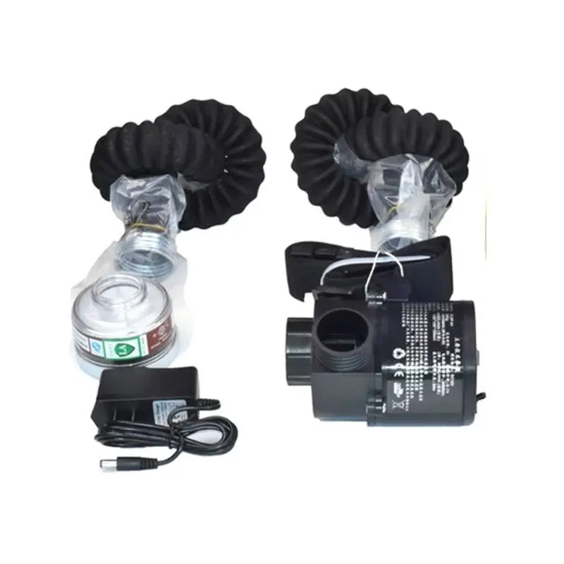 Electric Constant Air Flow Supplied Fed Full/Half Face Gas Mask Breathing System Protective Respirator Device Workplace Safety