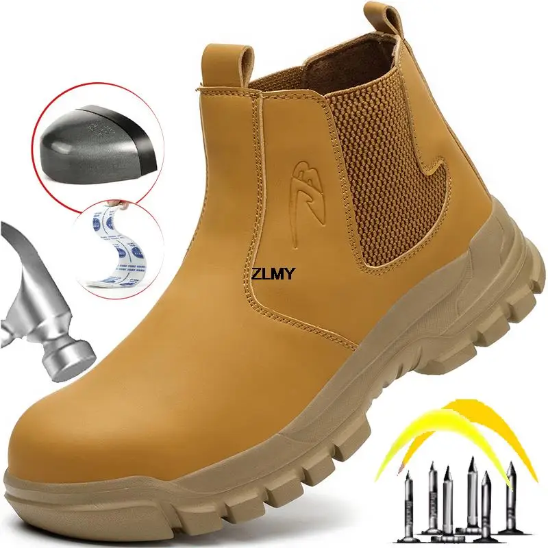 ZLMYConstructionWorkSafetyBootsMenSteelToeWorkShoesHighTopPunctureProofSafetyShoesManWelderBootsAnti-spark-AliExpress322