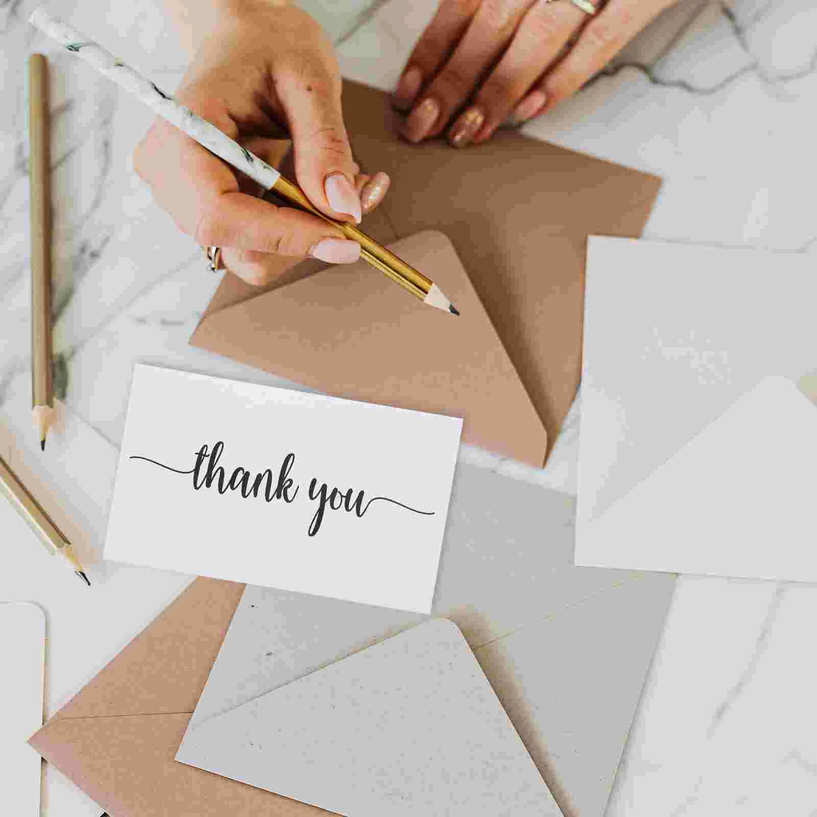 150 Pcs Gift Cards Thank You Present Bulk Accessories Accessory Small Flower for