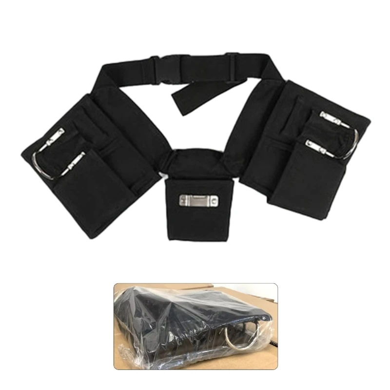 ipiip Bolsillos para cinturón herramientas Cinturones herramientas para hombres Cinturón bolsa herramientas para