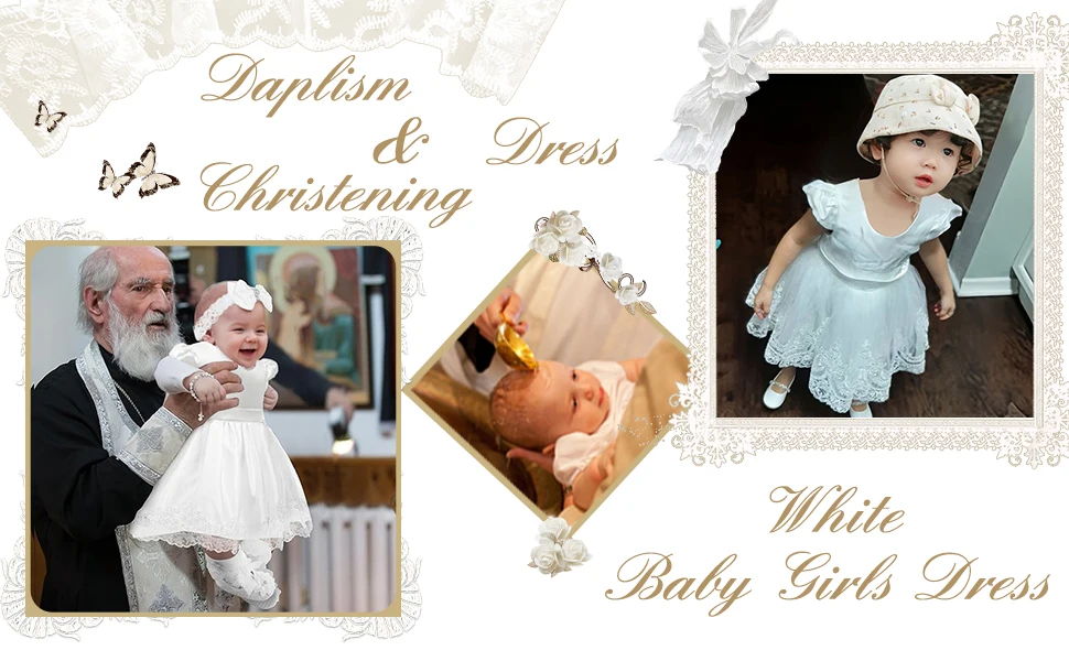 Kleinkind Baby Stickerei Kleid Elegantes Mädchen Kleid Satin Große Schleife Tüll Kleid V Zurück Prom Hochzeit Geburtstag Party Formale Taufe Kleid – Detail 3