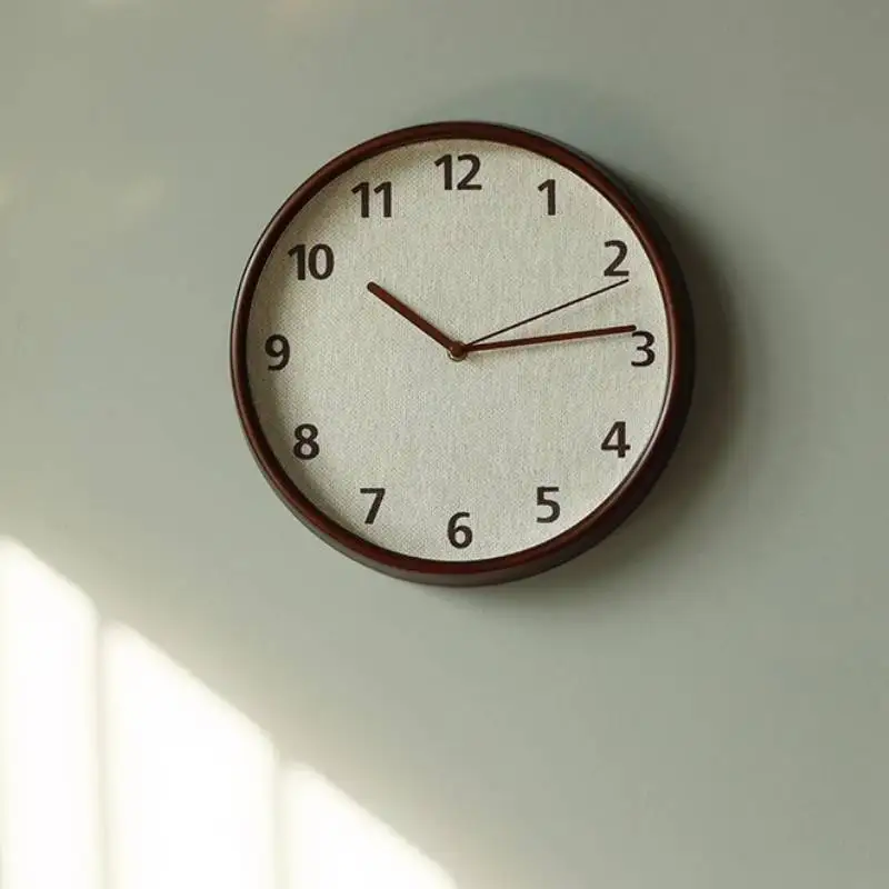 

Unusualhands Wooden Zen Wall Clock Youth Roo Large Aesthetic Modern Art Wall Clock Home Decor Items Wanduhr House Decorations