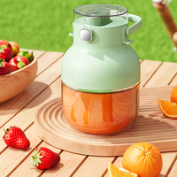 Portable Electric Juicer Blender USB Rechargeable Mini Juicer Blender For Office Sports Juicer Machine Water Bottle