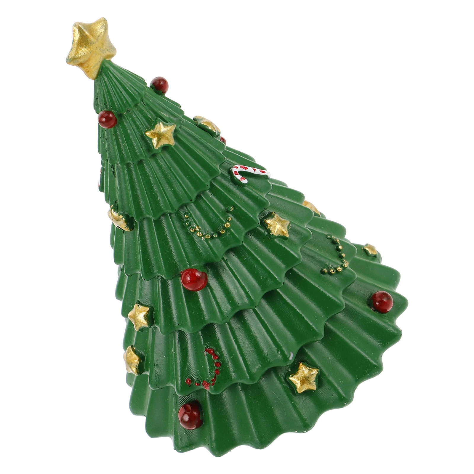 

Artificial Christmas Tree Decorations Realistic Mini Landscape Slim Resin Mantel Frost Festive Tabletop Ornaments Small Spruce