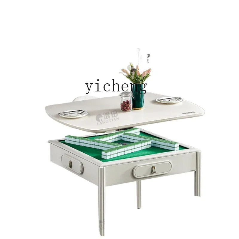

Zf Mahjong Machine Household Induction Cooker Automatic Dual-Use Multi-Function Mute Machine Linen Table
