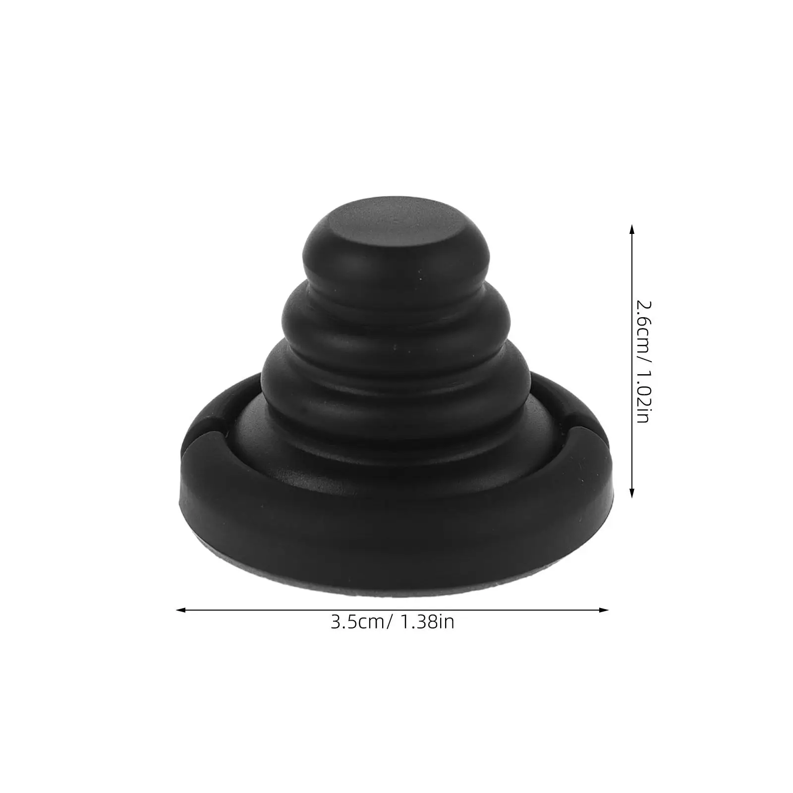 4Pcs Silicone Door Shock Absorbing Pads Car Anti-Collision Buffer Cushion Noise Reduction Door Protector Self-Adhesive Black