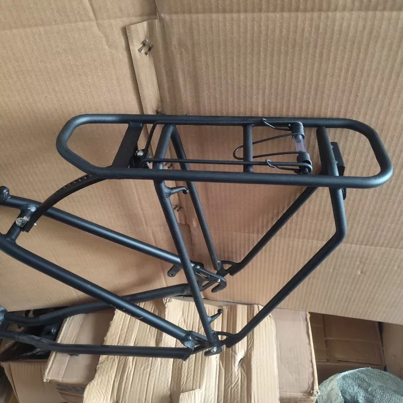 Bicycle Luggage Carrier Aluminum Alloy Load Bike Rear Rack Anti Corrosion Sturdy Frame 26 27.5 700C V Brake Bicycles Accessories