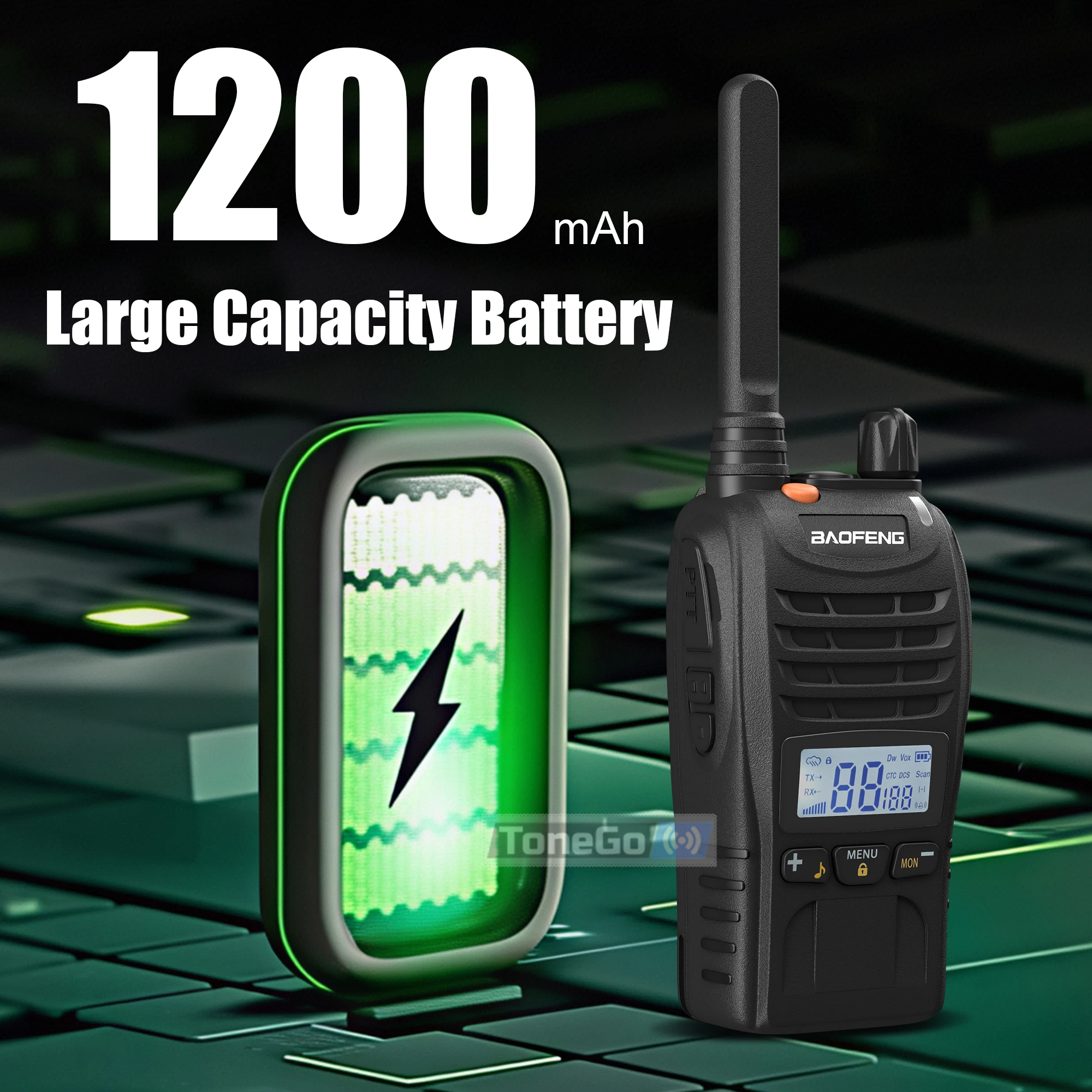 2/4Pcs Baofeng Mini Walkie Talkie E88 PMR446 BF-E88 VOX 16 Channels 155 Sub-Codes Channel Scan Portable Ham Radio For Hunting