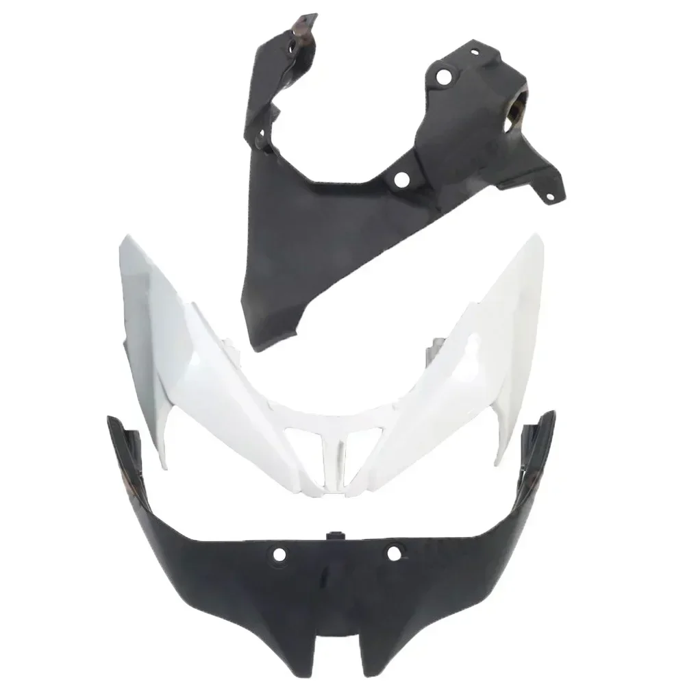 

For kawasaki Z650 2020 Motorcycle Unpainted Head Fairing Nose Front Upper ABS Injection Fairing Accessories