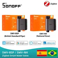 SONOFF SWV Zigbee Water Valve SWV-BSP Faucet Smart Irrigation Controller Systerm Timer App Voice Control Via Google ZHA Ewelink
