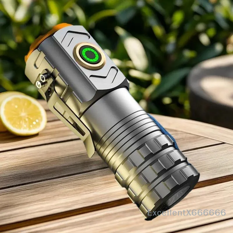 

Compact LED Mini Flashlight Set - Rechargeable, High Power 3-Eyed Tactical Torches